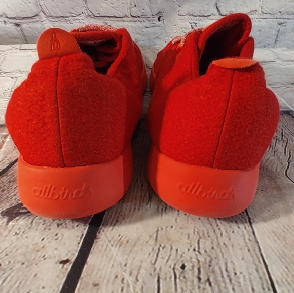 Allbirds Size 12 Men's Red Wool Runners - Picture 8 of 11